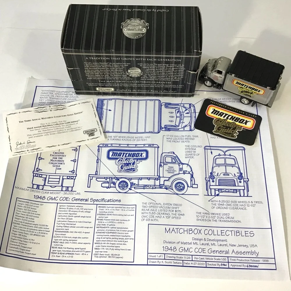 Matchbox Collectors Guild 3rd Annual 1948 GMC COE Truck #92312 Vintage 1998
